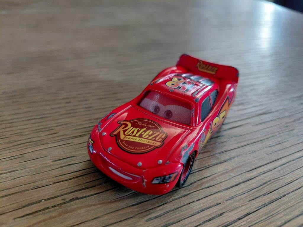 die-cast model van Lightning McQueen 1:55 Disney Cars, Kinderen en Baby's, Speelgoed | Speelgoedvoertuigen, Ophalen of Verzenden