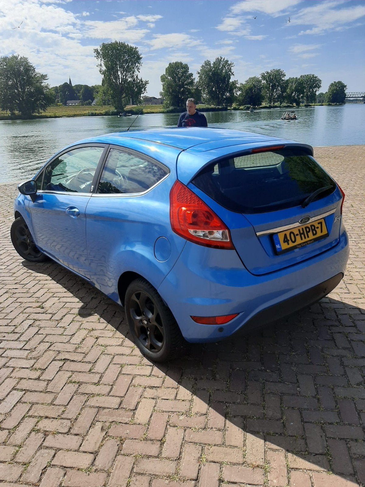 Ford Fiësta 1.25 60KW 3DR 2009 Blauw, Voorwielaandrijving, Stof, 600 kg, 4 cilinders