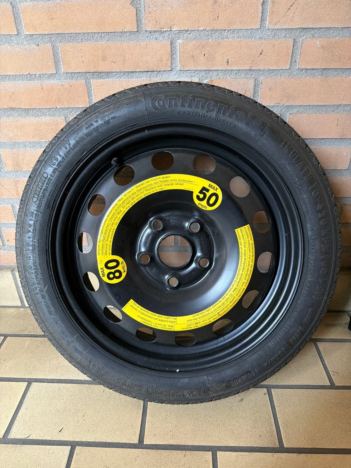 Thuiskomer VAG 125 70 16inch zo goed als nieuw, Ophalen, Zo goed als nieuw