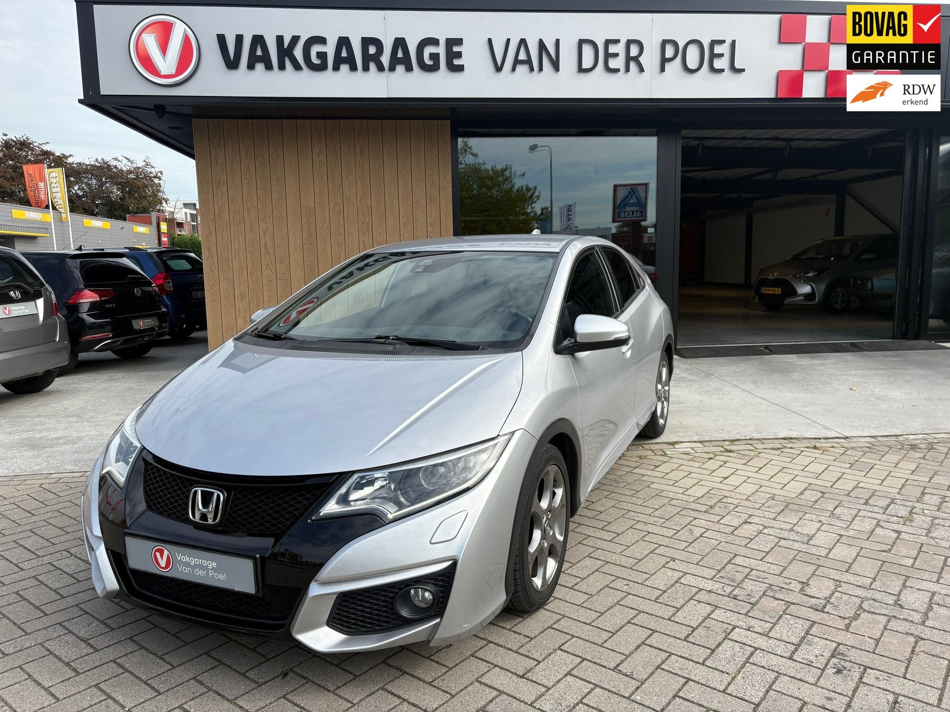 Honda Civic 1.8 Lifestyle, Auto's, Dealer onderhouden, Stof, Gebruikt, Bedrijf