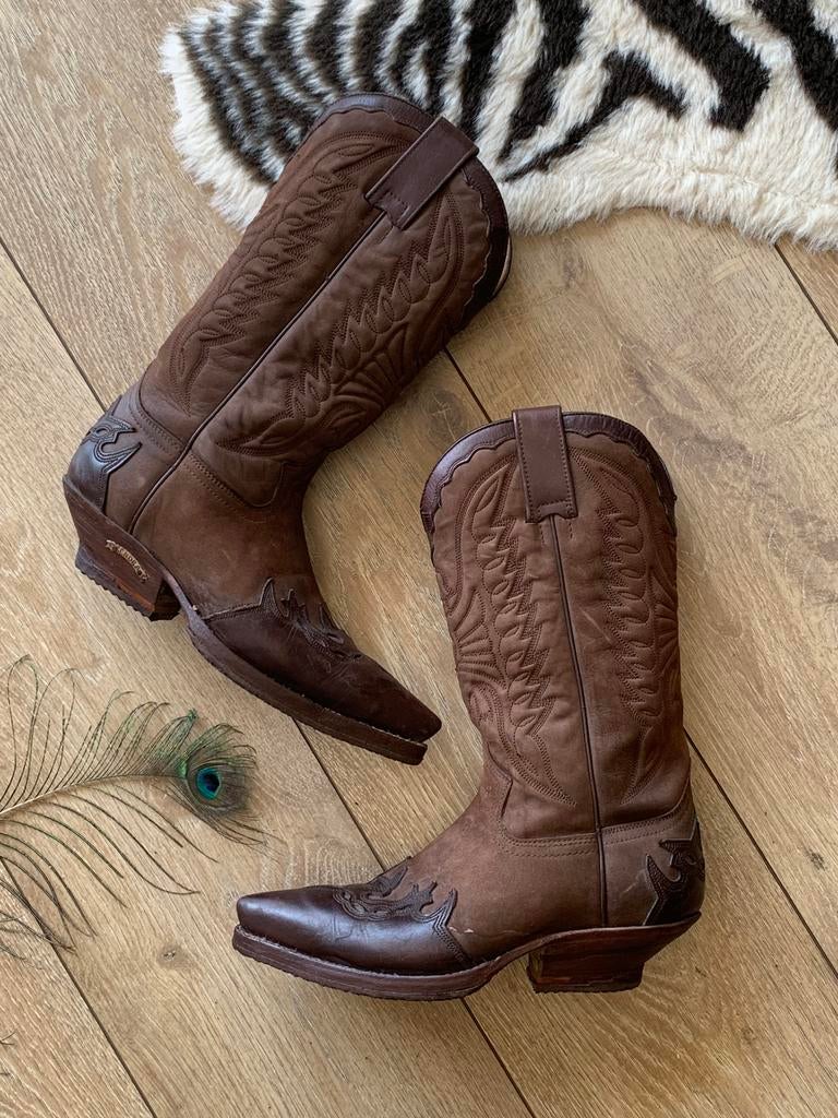 Sendra cowboylaarzen 38 western boots bohemian laarzen, Hoge laarzen, -, Ophalen of Verzenden, Zo goed als nieuw