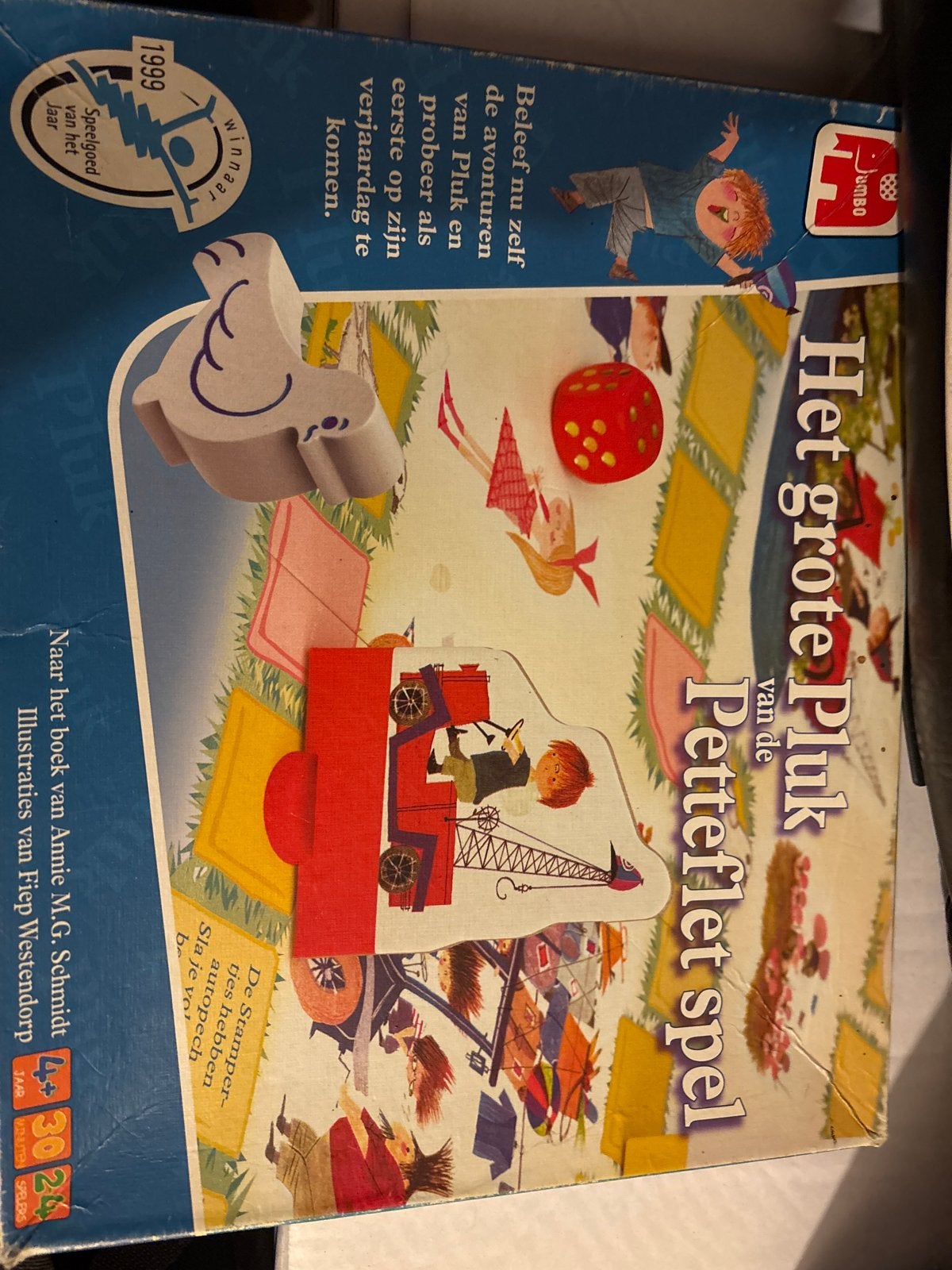Het Grote Pluk van de Petteflet Spel - Jumbo (1999), Drie of vier spelers, Ophalen of Verzenden, Gebruikt