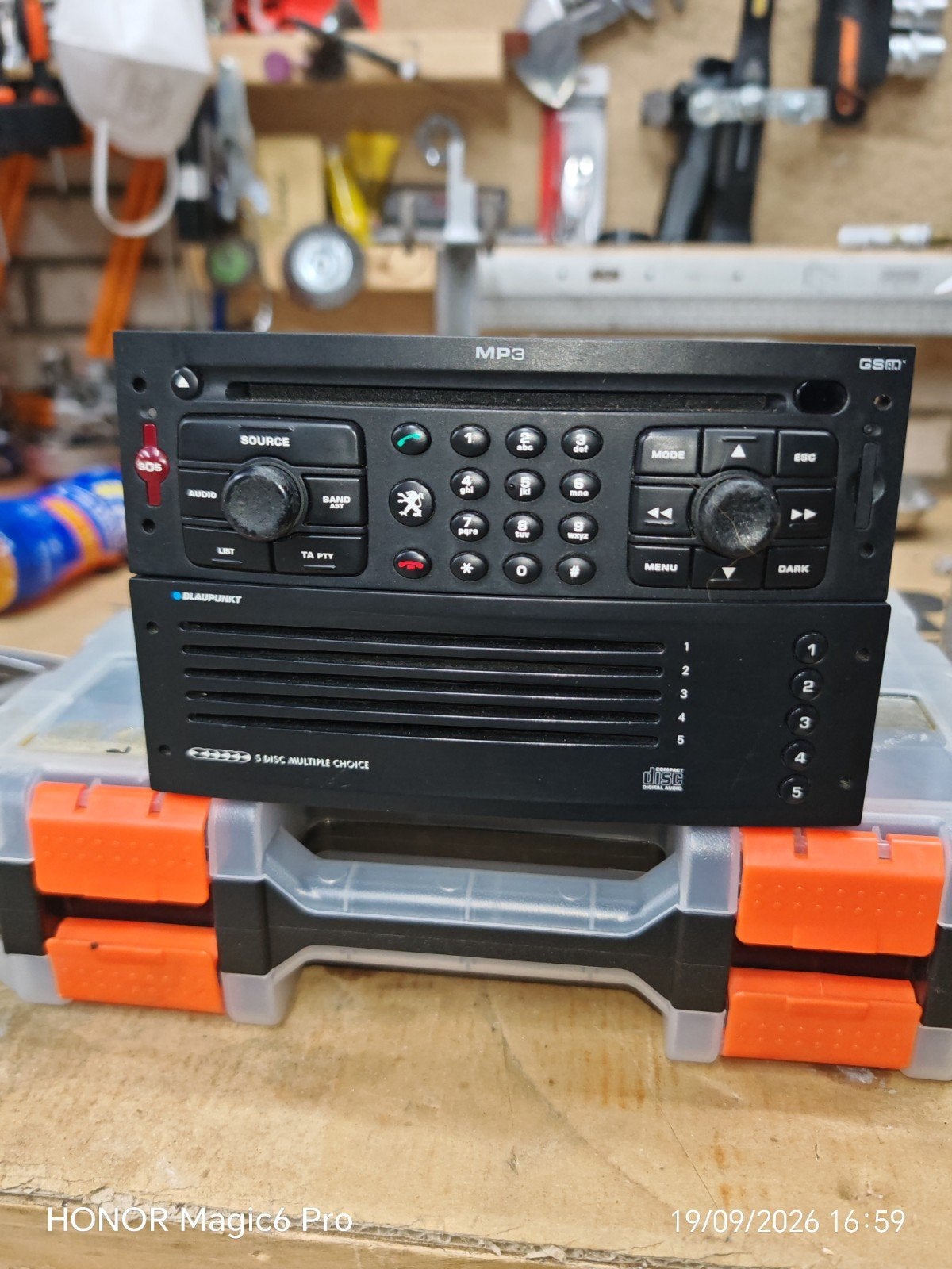 Originele Peugeot 307 SW Radio CD en Navigatie, Auto diversen, Ophalen of Verzenden, Zo goed als nieuw