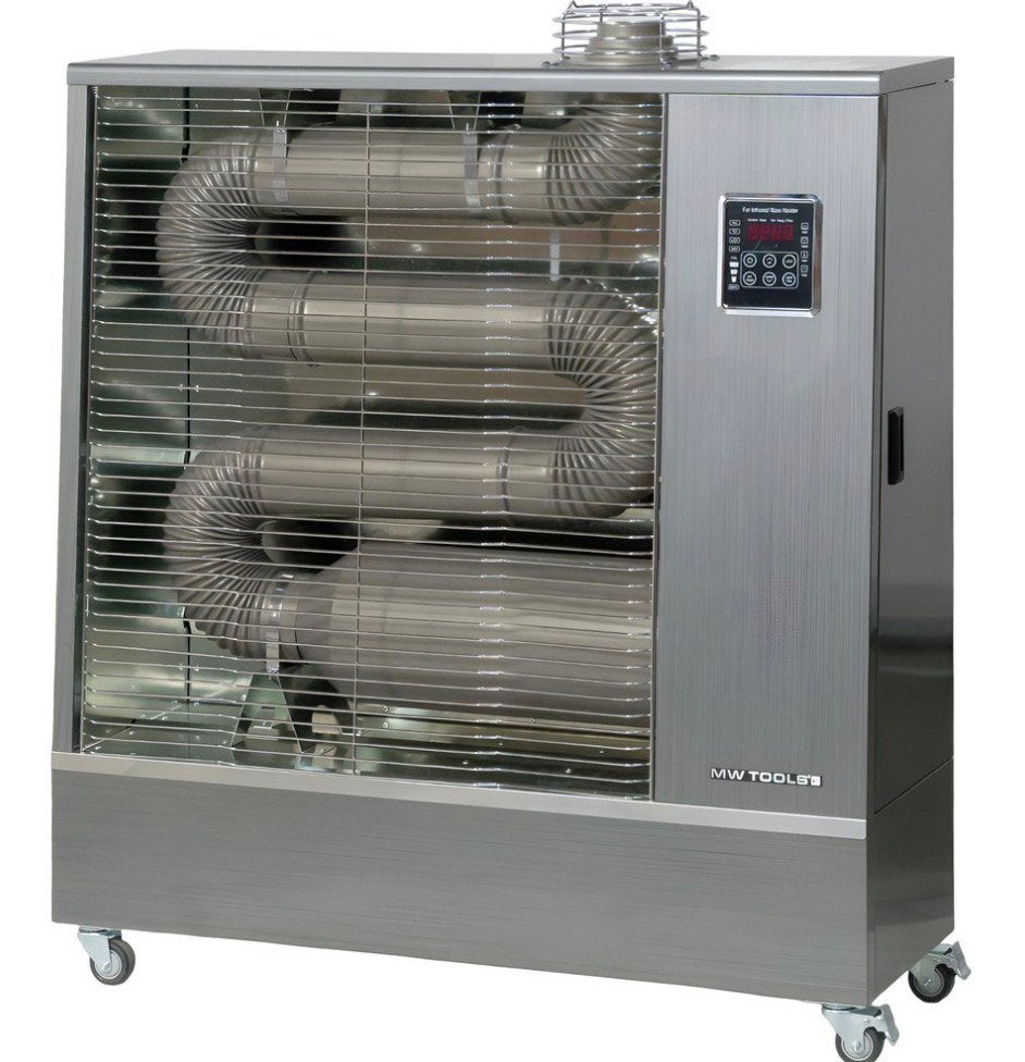 Infrarood dieselstraler Pro 13 kW silver 140-750 m³ MW Tools