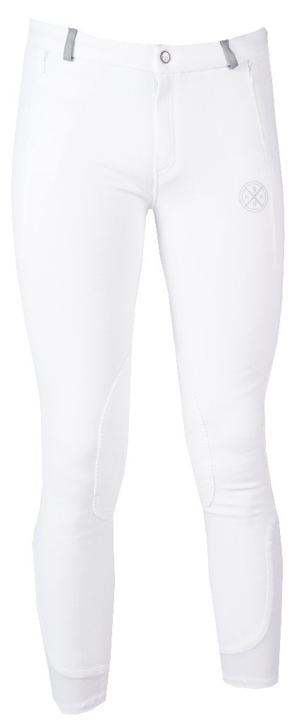 Witte Red Horse Boyz Slim Fit jongens rijbroek maat 128 176, Dieren en Toebehoren, Kinderen, Dressuur, Nieuw, Info@horka.com