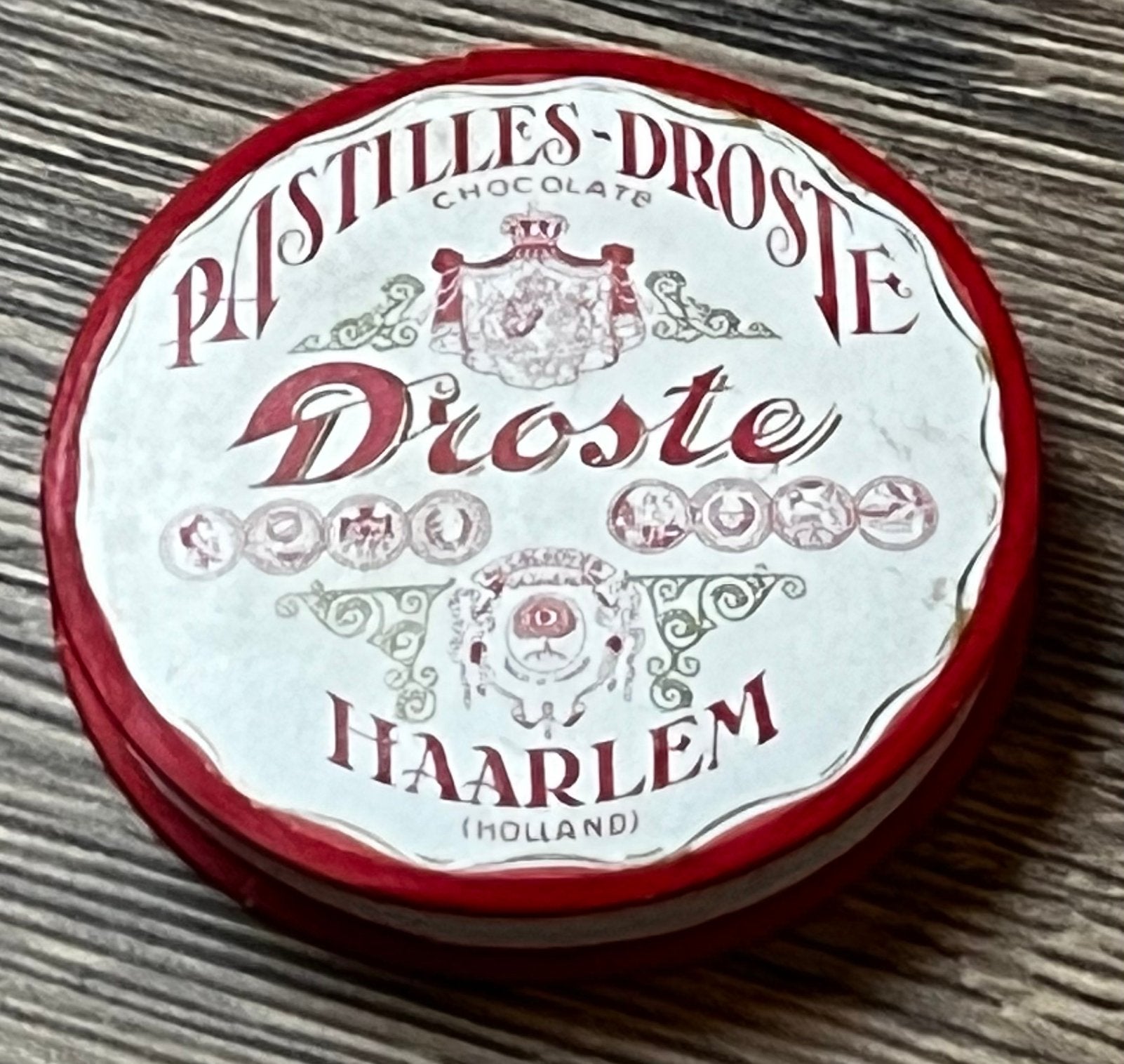 vooroorlogs doosje chocolade  monster sample Droste Haarlem, Ophalen of Verzenden, Zo goed als nieuw, Verpakking