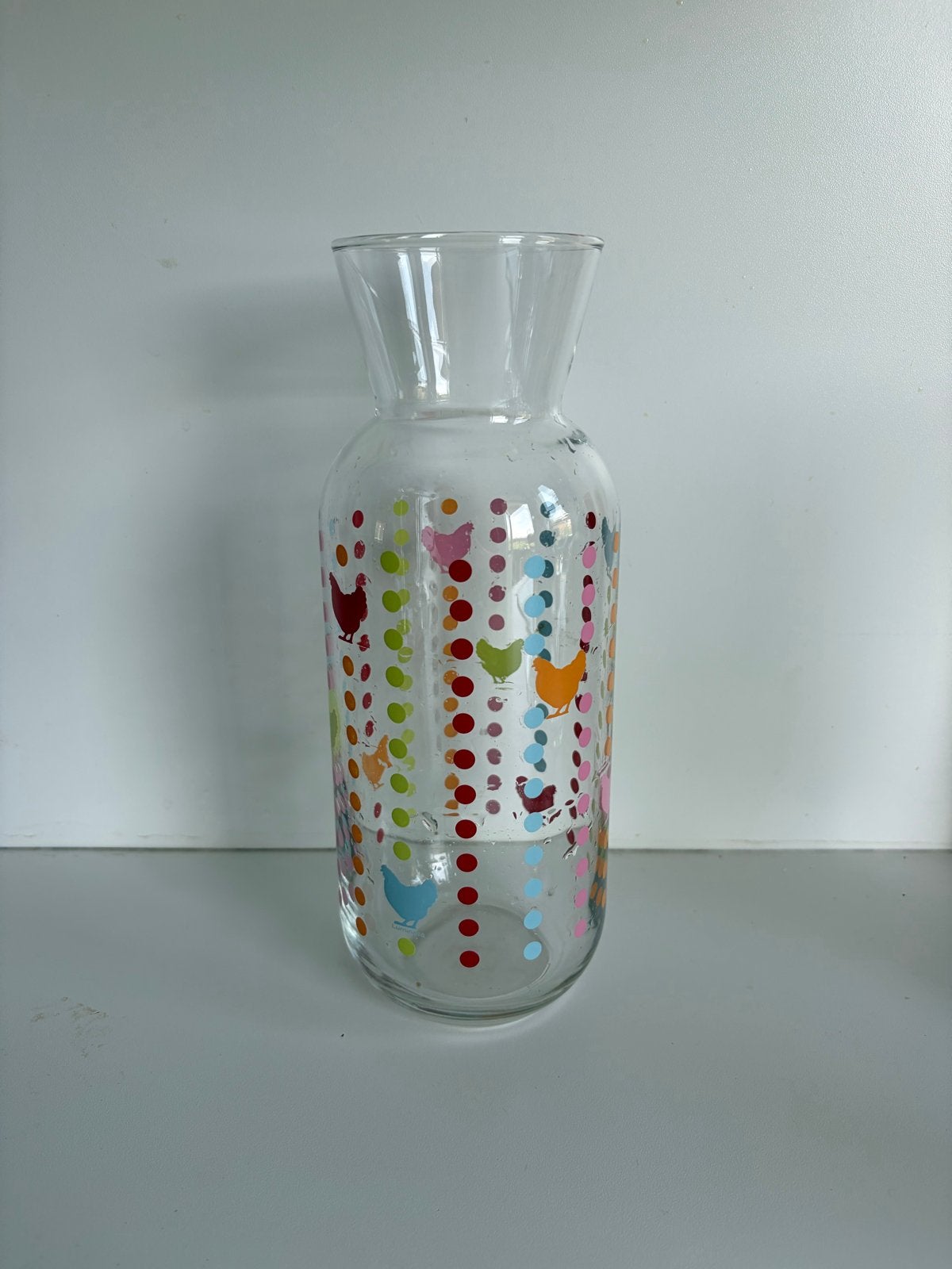 Luminarc glazen karaf/vaas, Ophalen, Meerkleurig, Met patroon/structuur, Glas