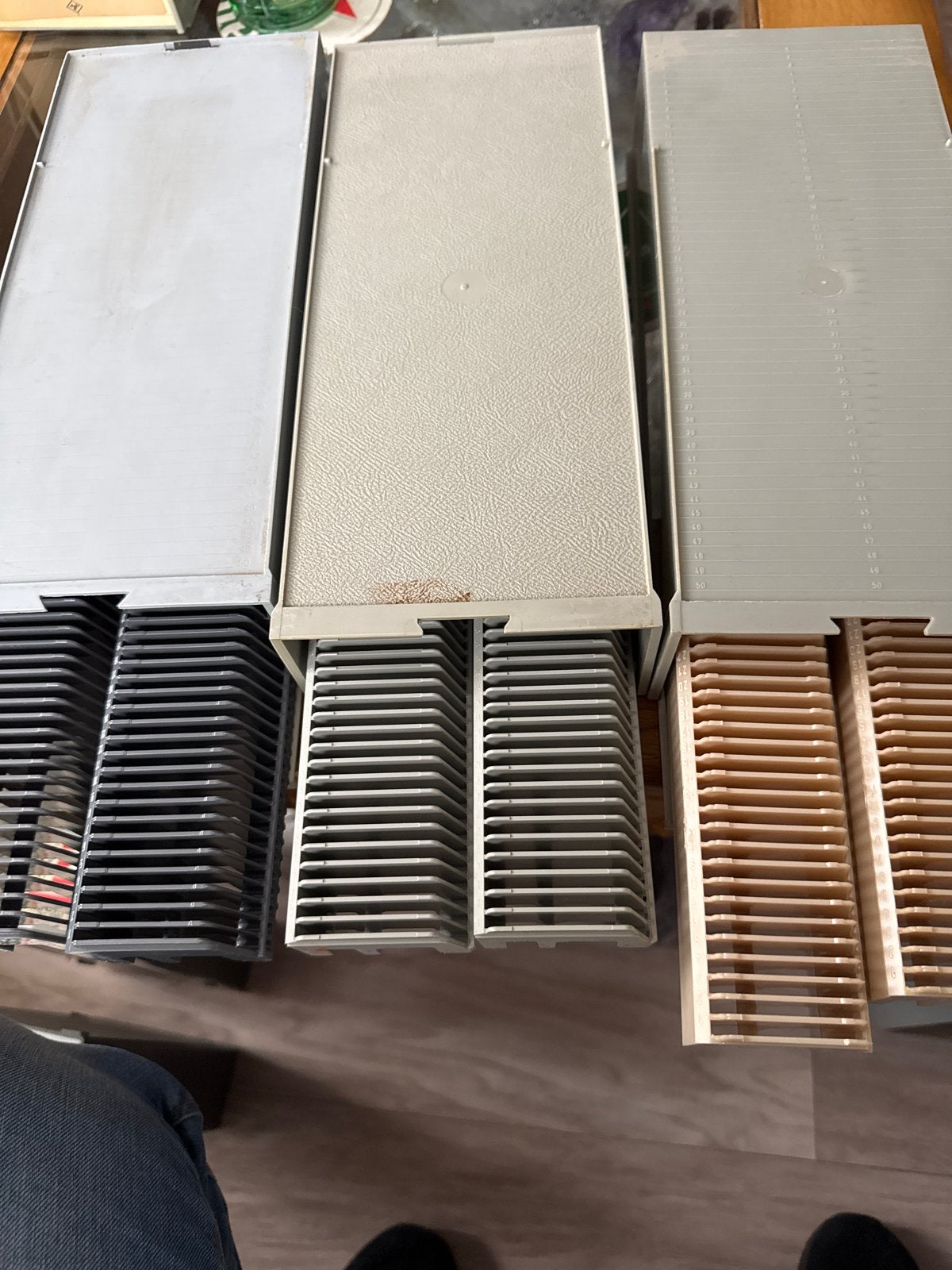 Cassettes voor dia's - Dia opbergcassettes, Ophalen of Verzenden, Gebruikt