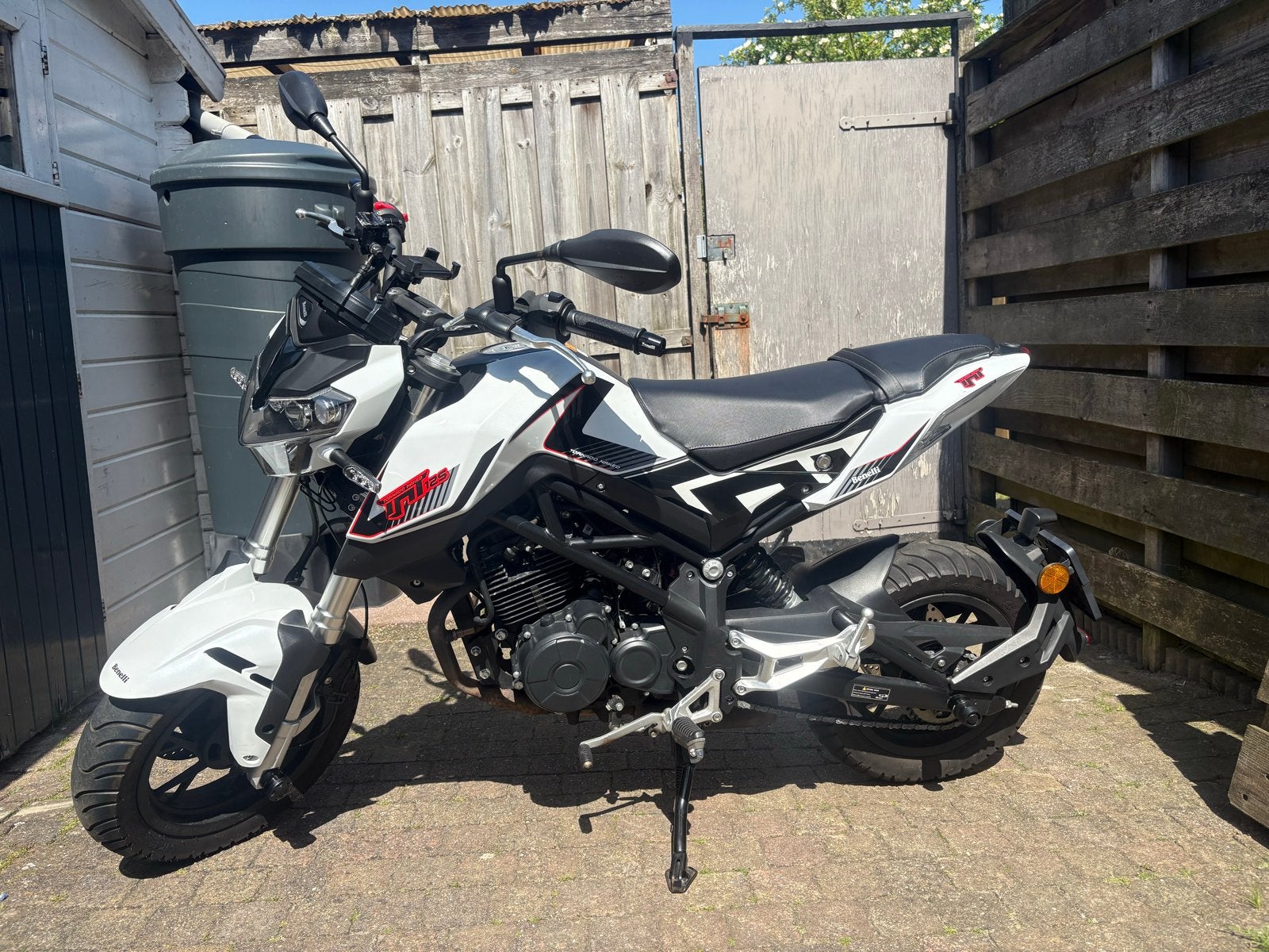 Benelli TNT 125, Ophalen, Gebruikt