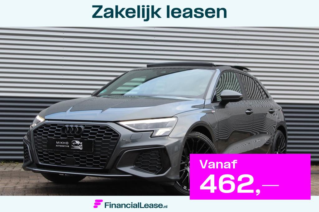 Audi A3 Sportback 40 TFSIe | 3x S-Line | Panoramadak | RS Ze, Zwart, 4 cilinders, Origineel Nederlands, Nieuw