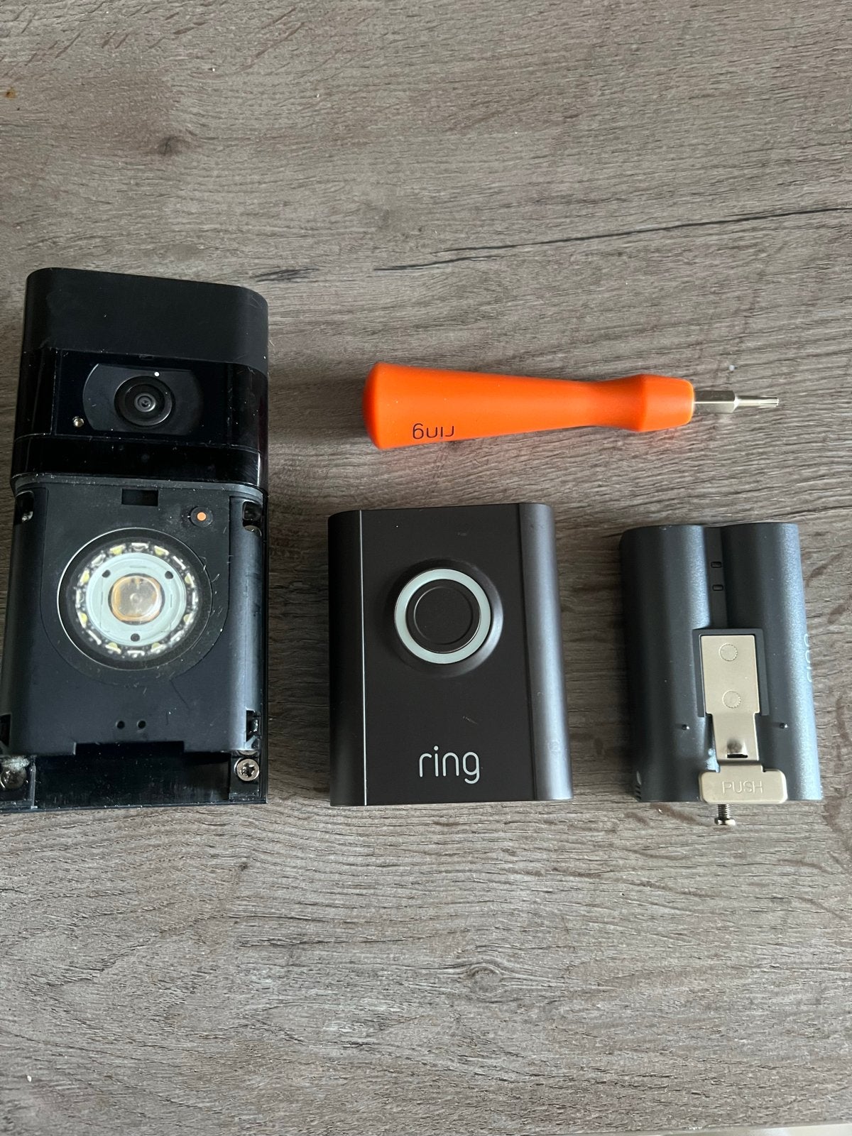 Ring Video Deurbel met Batterij en Schroevendraaier, Ophalen of Verzenden, Compleet systeem, Draadloos, Beweging