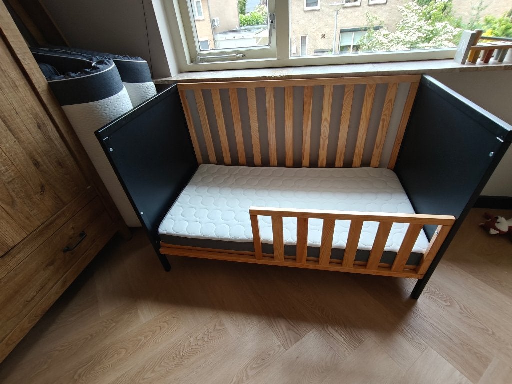 Meegroei ledikant 60x120, Ophalen, Gebruikt, Ledikant