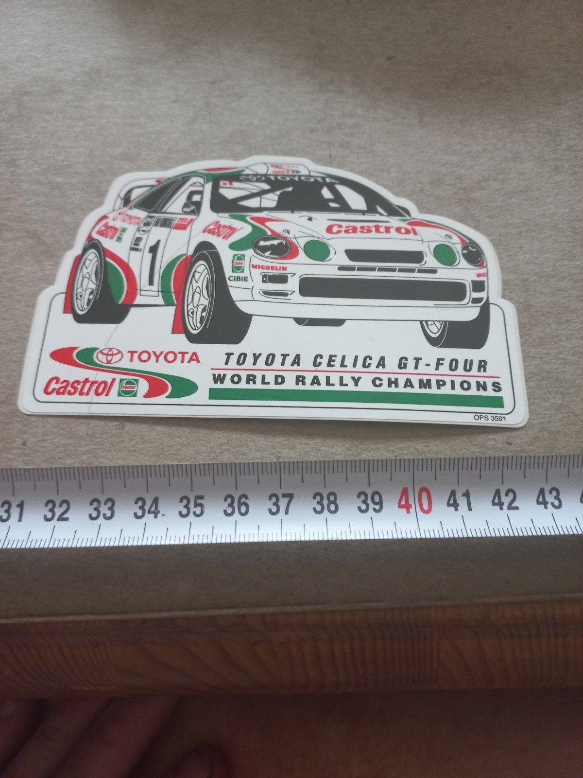 Toyota Celica GT-Four World Rally Champions sticker, Ophalen of Verzenden, Nieuw