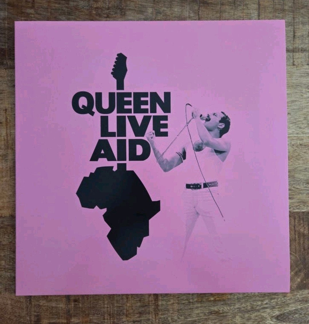 Lp Queen live aid album, Cd's en Dvd's, Ophalen of Verzenden, Zo goed als nieuw, 12 inch