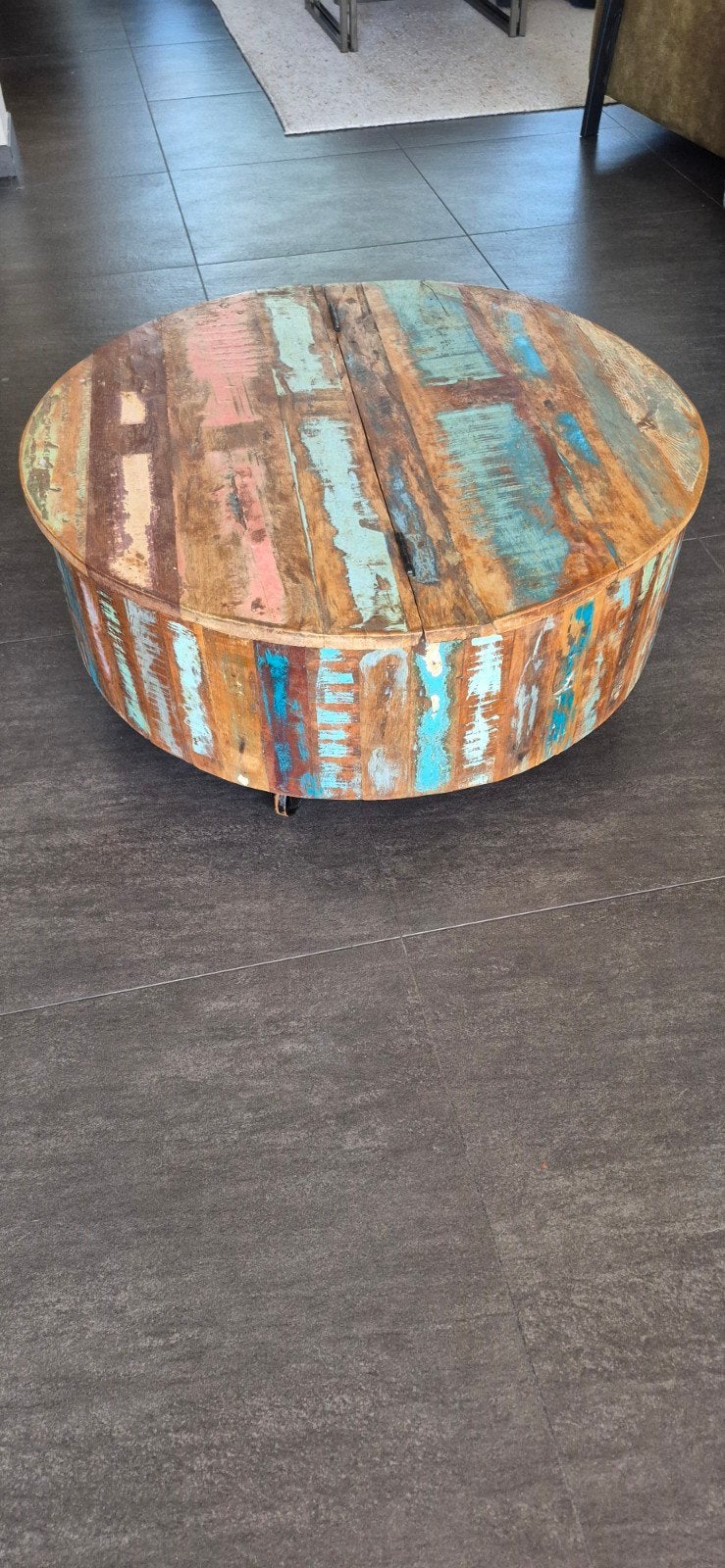 Ronde salontafel  - 75cm diameter, Ophalen, 50 tot 100 cm, Rond, 50 tot 100 cm
