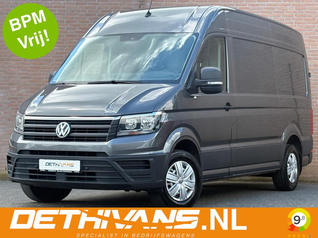 Volkswagen Crafter 2.0TDI 177PK L3H3 / Carplay / Cruisecontr, Auto's, Bestelauto's, Stof, Gebruikt, Huisgarantie, 4 cilinders