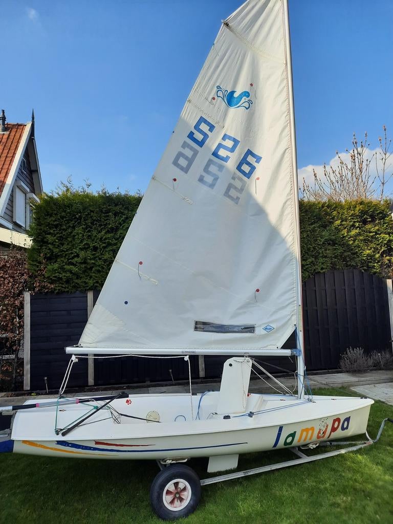 Zeil splash, compleet en vaarklaar. Luxe neerhouder, Watersport en Boten, Zeilen en Zeiltoebehoren, Ophalen of Verzenden, Gebruikt