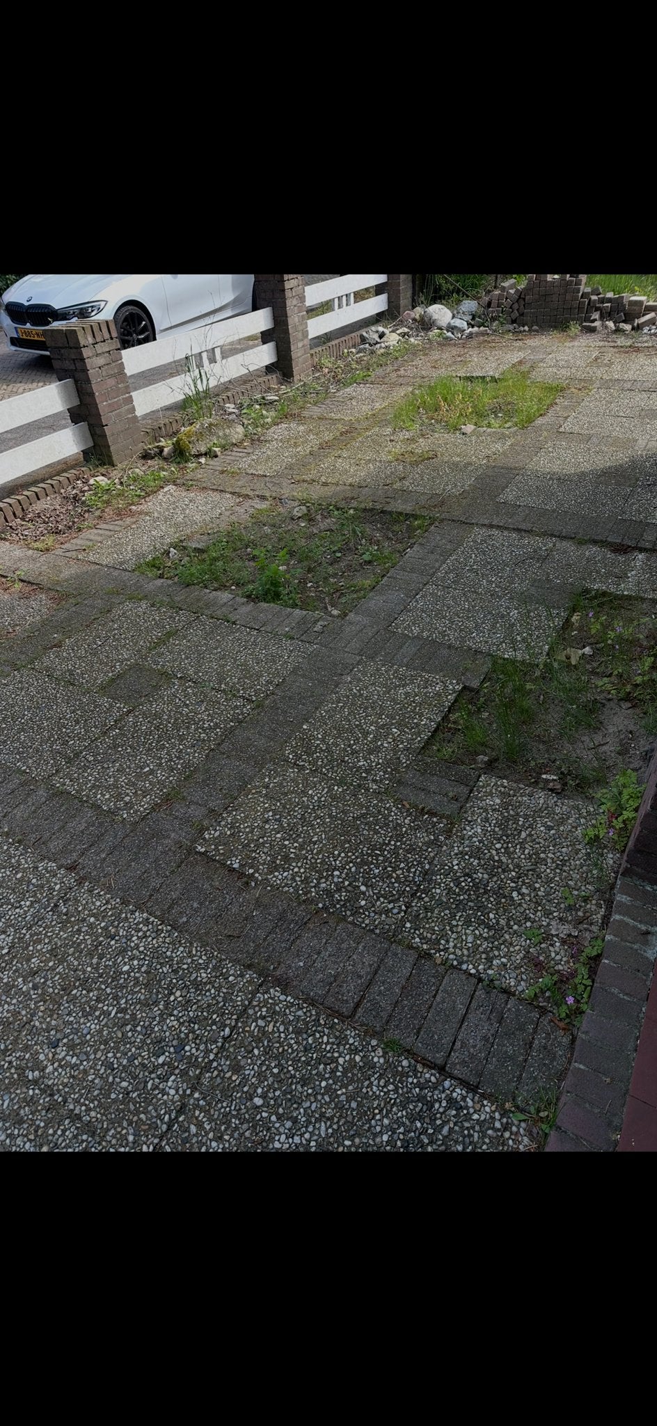 Gratis grindtegels 40x60 cm (ca. 60 stuks), Tuin en Terras, Ophalen, Gebruikt, 10 m² of meer, Grind