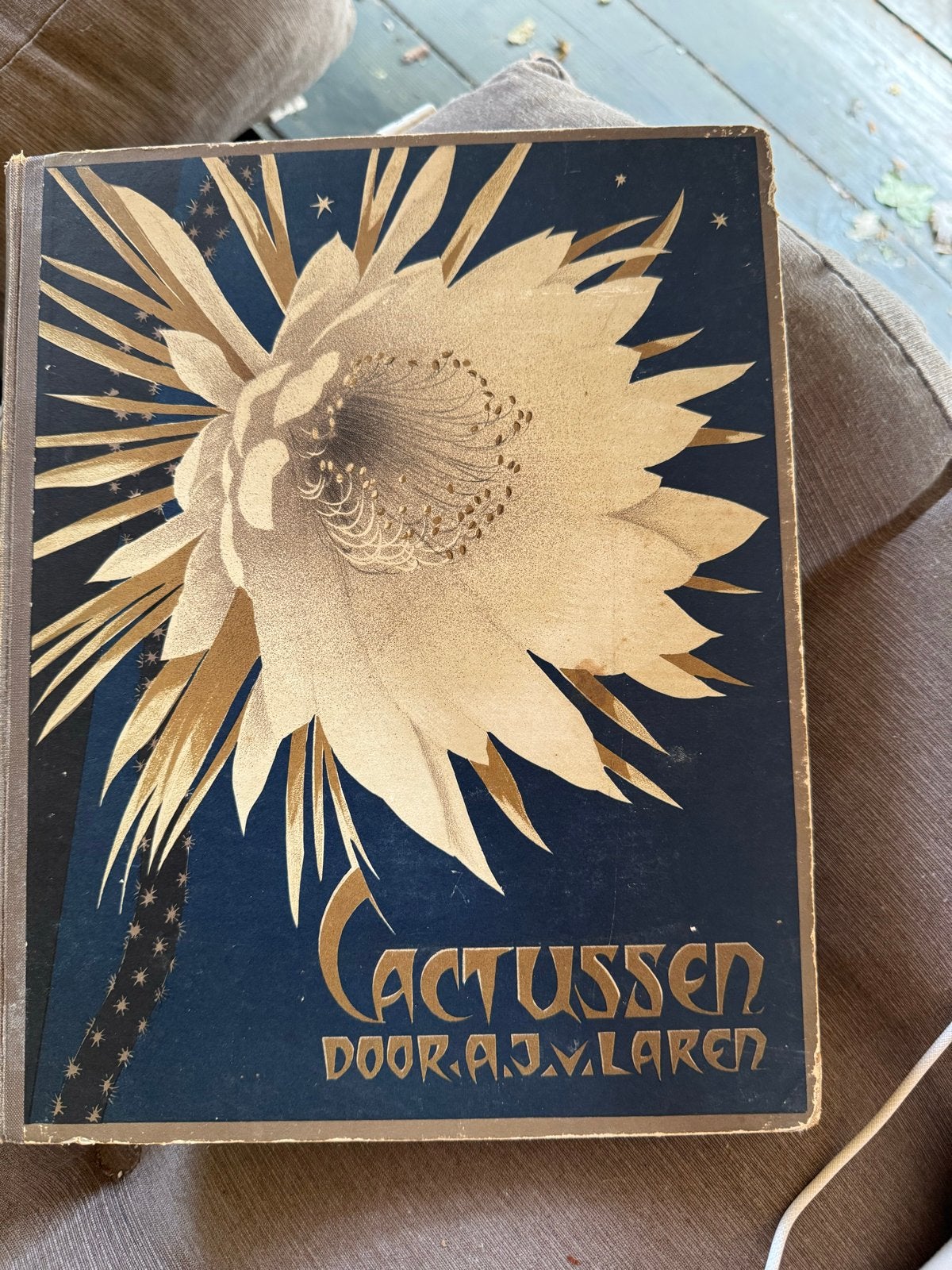 Zeldzaam boek: Cactussen door A.J. van Laren (1931), Ophalen of Verzenden, Gelezen, Bloemen, Planten en Bomen
