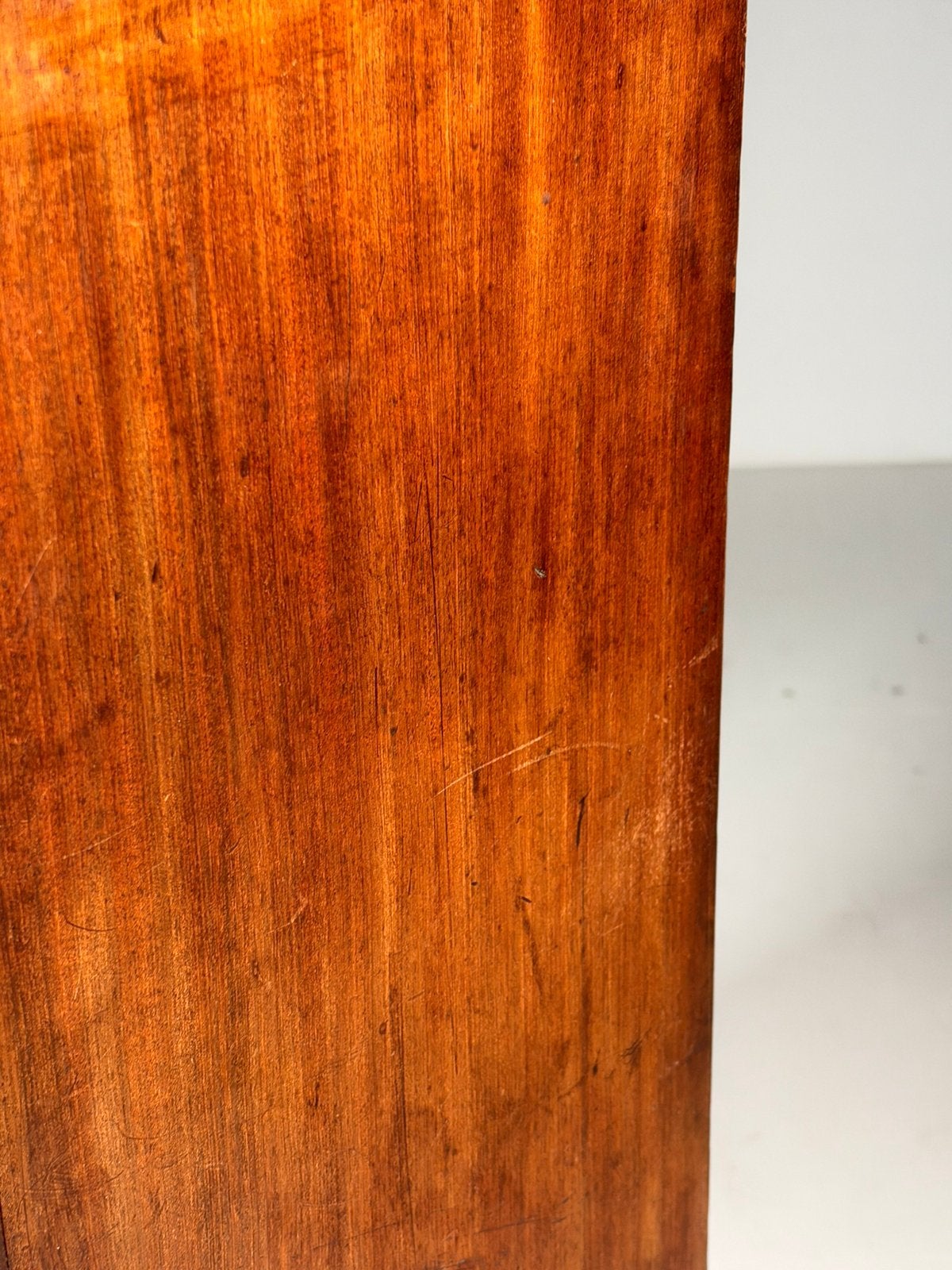 Mahonie vitrinekast 19e eeuw, Ophalen of Verzenden