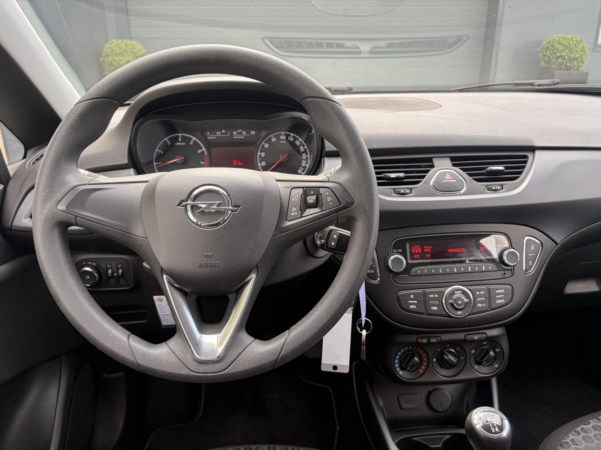 Opel Corsa 1.4 Edition 2e Eigenaar l Trekhaak l 5 Deurs l N., Voorwielaandrijving, Gebruikt, 4 cilinders, Blauw
