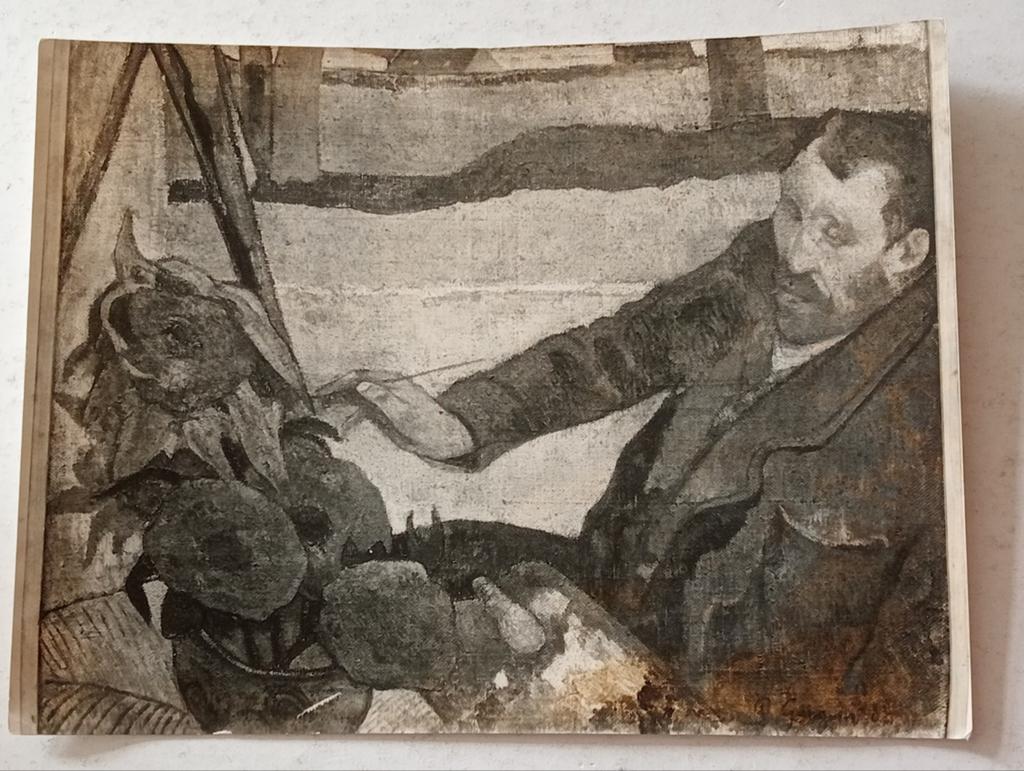 Paul Gauguin oude persfoto portret Vincent van Gogh, Ophalen of Verzenden