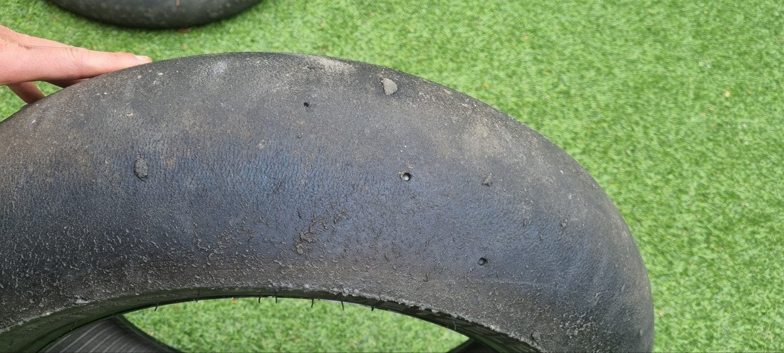 Gebruikte Metzeler Racetec RR Slick banden bandenset slicks, Motoren, Ophalen of Verzenden, Gebruikt