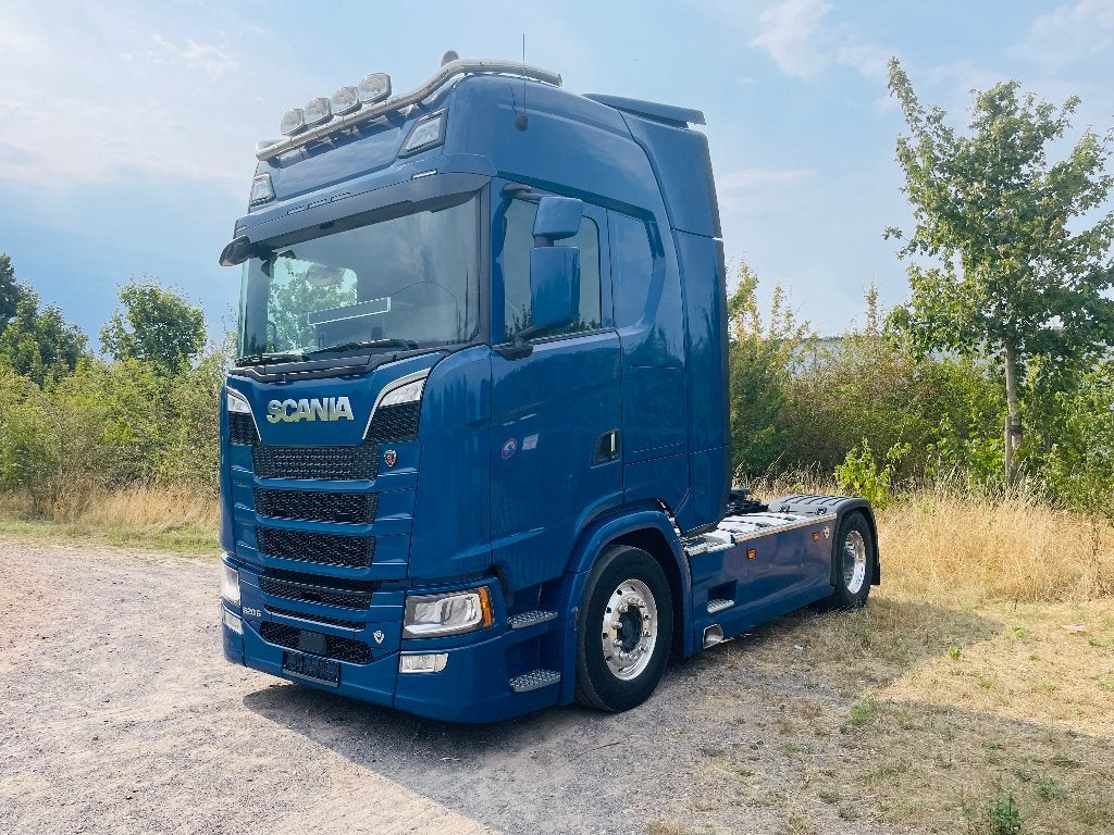Scania 520 S V8, Auto's, Vrachtwagens, Automaat, Scania, Blauw, 520 pk