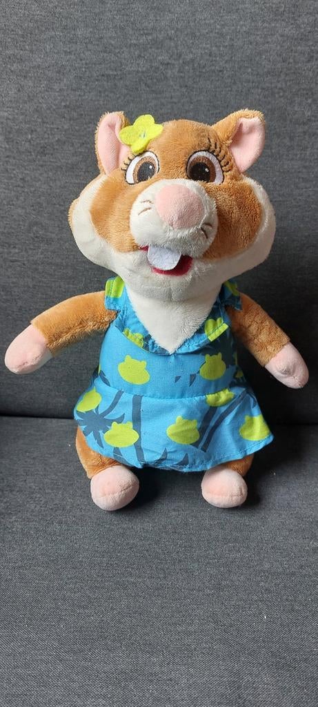 Hamster knuffel AH - zomer hawaii jurk, Ophalen of Verzenden, Zo goed als nieuw, Hamster, Albert Heijn
