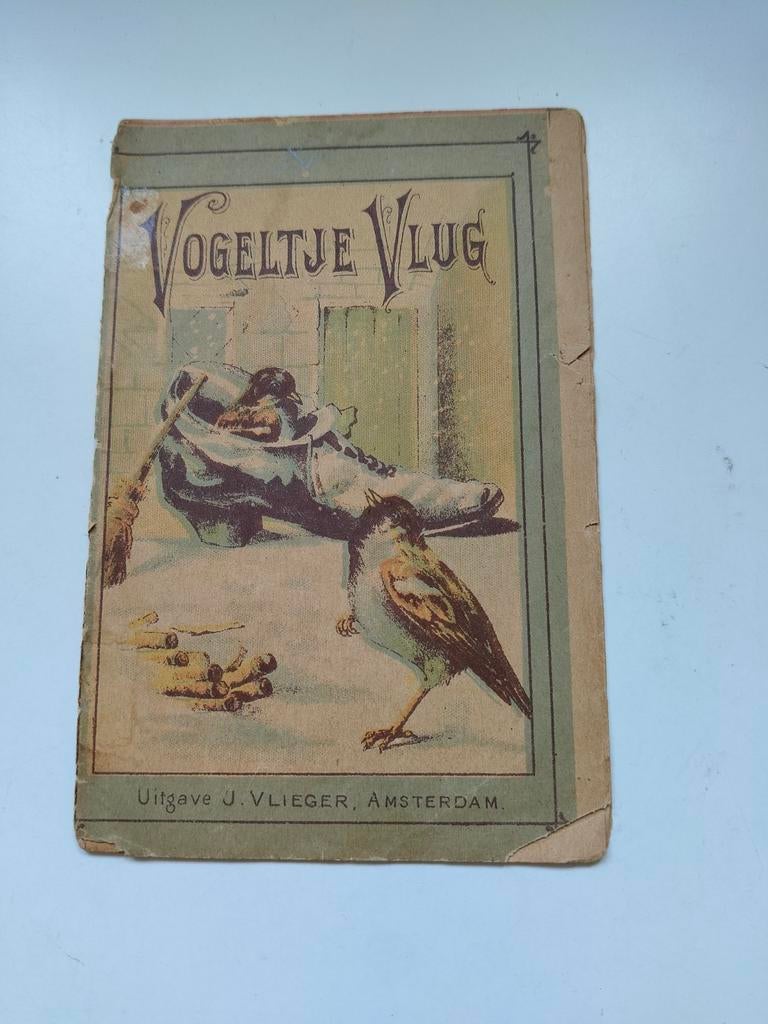 Vogeltje Vlug - Uitgave J. Vlieger Amsterdam, Verzenden, Gelezen, Prentenboek