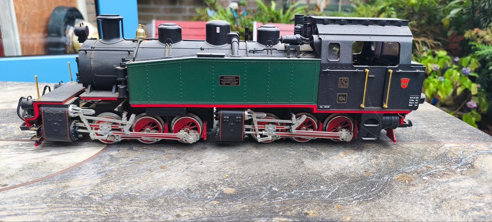 LGB 20851 Mallet - Tenderlok SEG 104,, Wisselstroom, Locomotief, Ophalen of Verzenden, Zo goed als nieuw