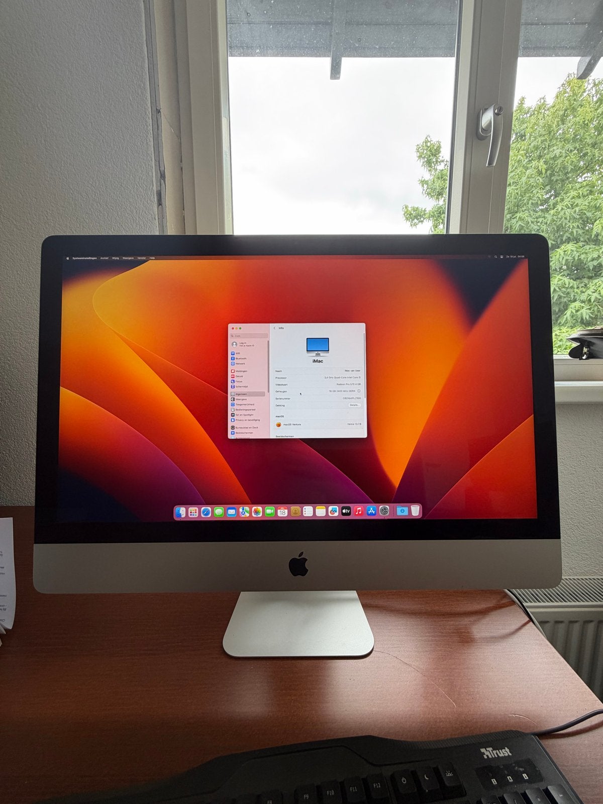 iMac A1419 (27-inch, Late 2012) - 16GB RAM, 3.4 GHz i5, Computers en Software, Apple Desktops, Ophalen, Gebruikt, IMac, 27 inch