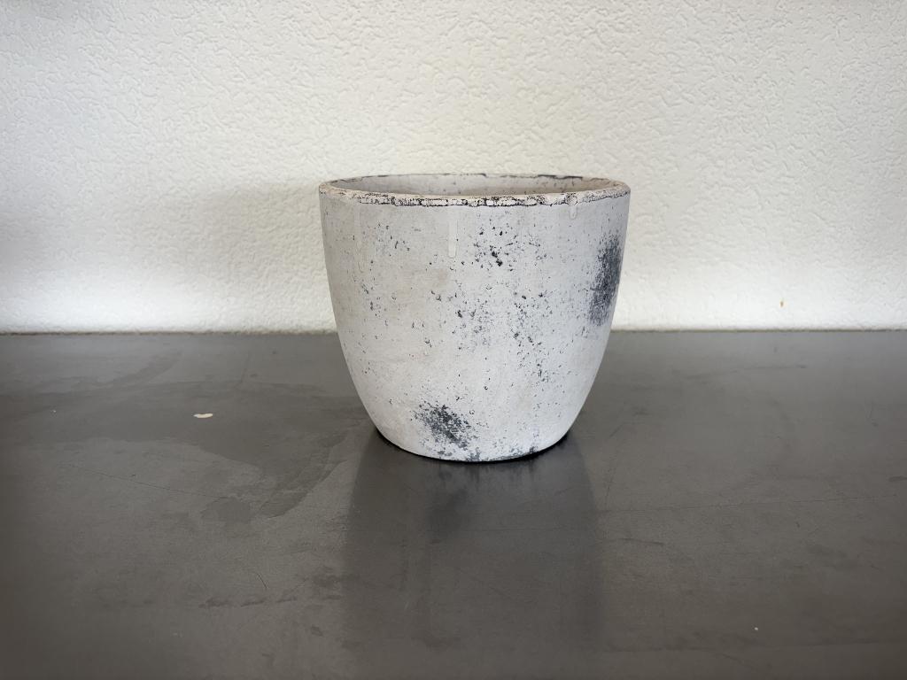 Bloempot Rond in Betonlook, Ophalen, Rond, Nieuw, Balkon