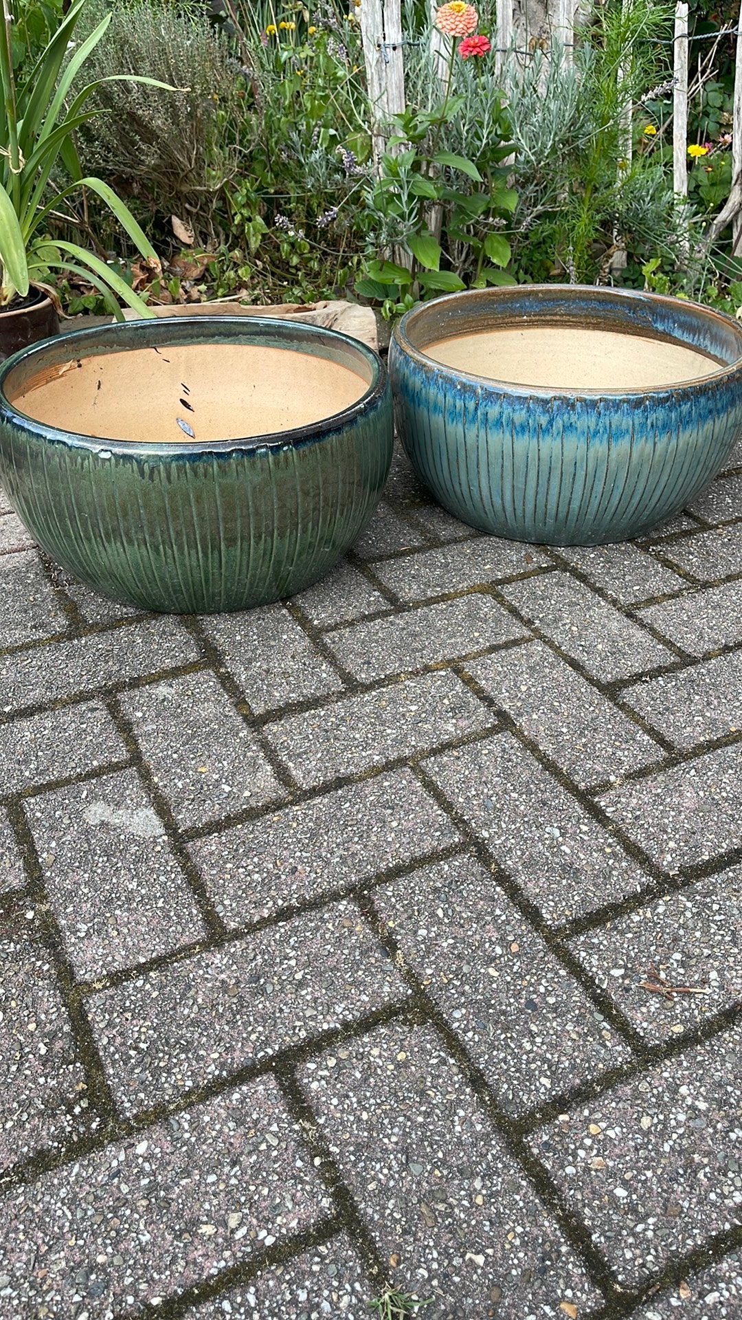 Prachtige potten nieuw, Tuin en Terras, Ophalen, Steen, Minder dan 30 cm, Minder dan 60 cm
