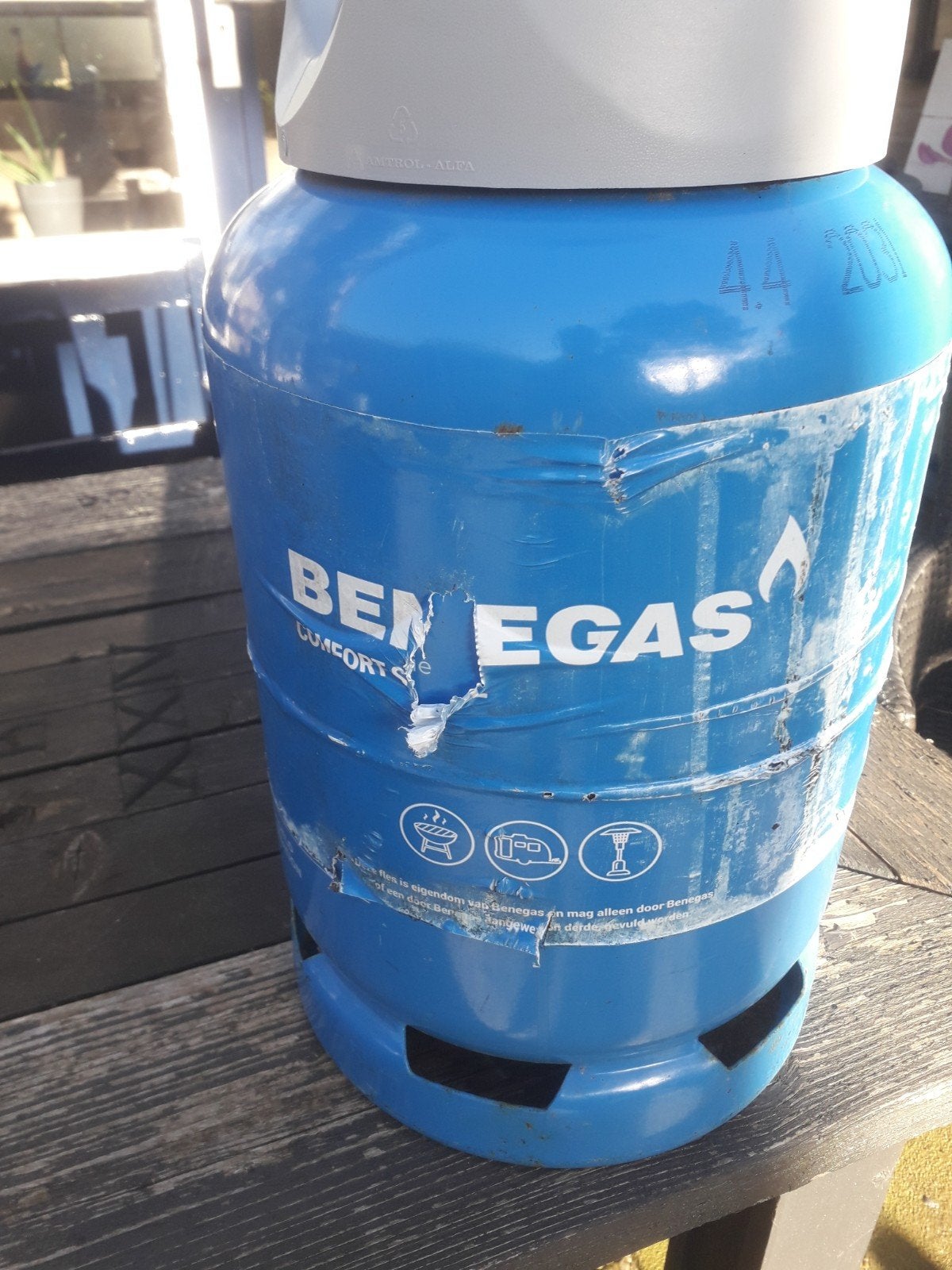 Benegas Fles, Caravans en Kamperen, Ophalen of Verzenden, Zo goed als nieuw