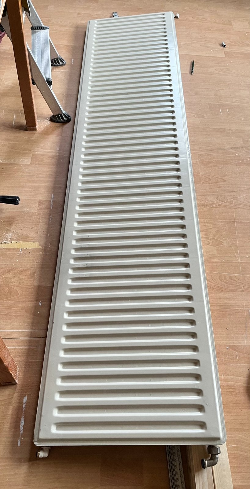 Gratis radiator enkele plaat 220x50 cm, Ophalen, 30 tot 80 cm, Gebruikt, Radiator