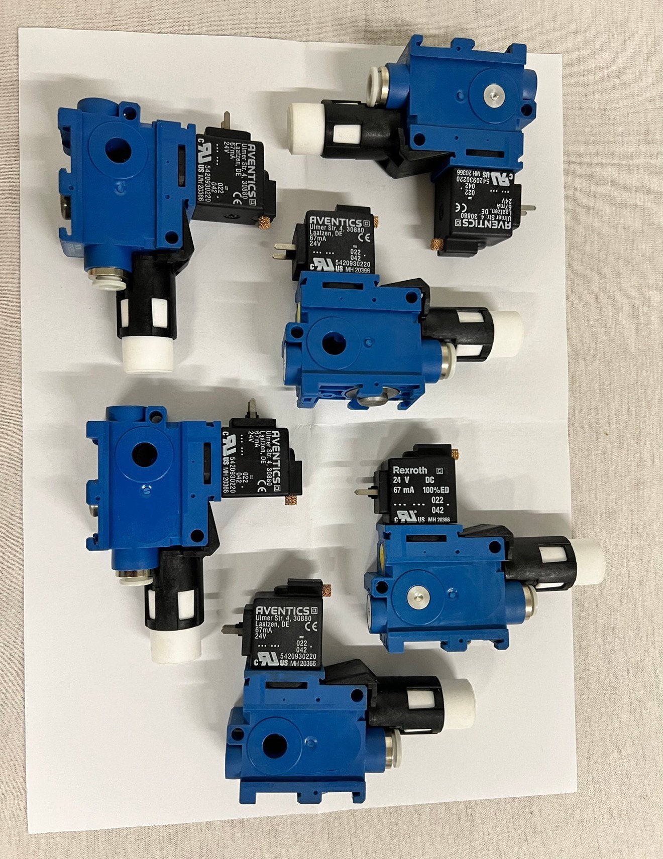 6x Pneumatische magneetklep magneet ventiel Aventics-Rexroth, Hobby en Vrije tijd, Nieuw, Ophalen of Verzenden, H, H