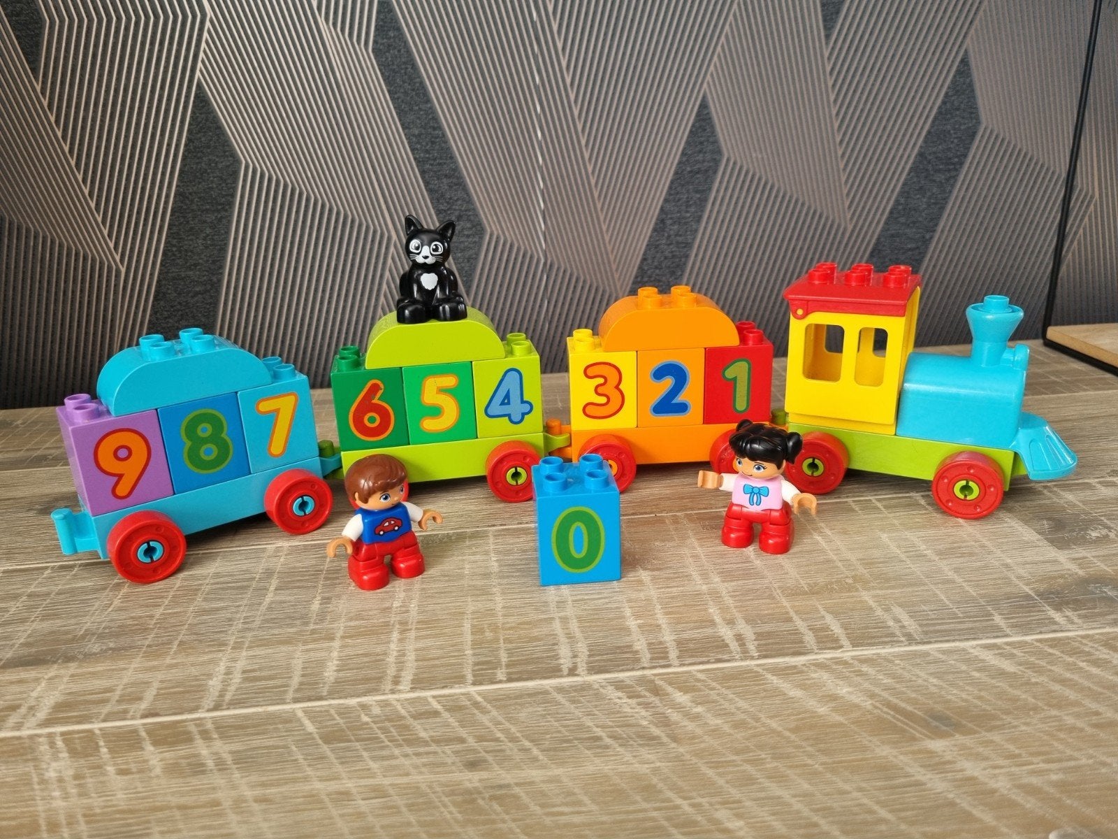 Lego Duplo Getallentrein, Gebruikt, Ophalen of Verzenden, Compleet, Duplo