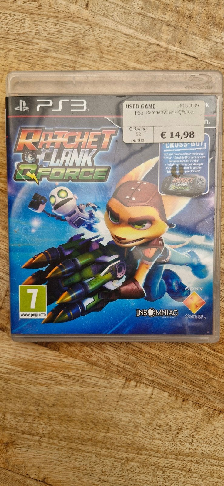 Ratchet & Clank: QForce PS3 - Actie en Avontuur, Avontuur en Actie, Online, Gebruikt, 2 spelers