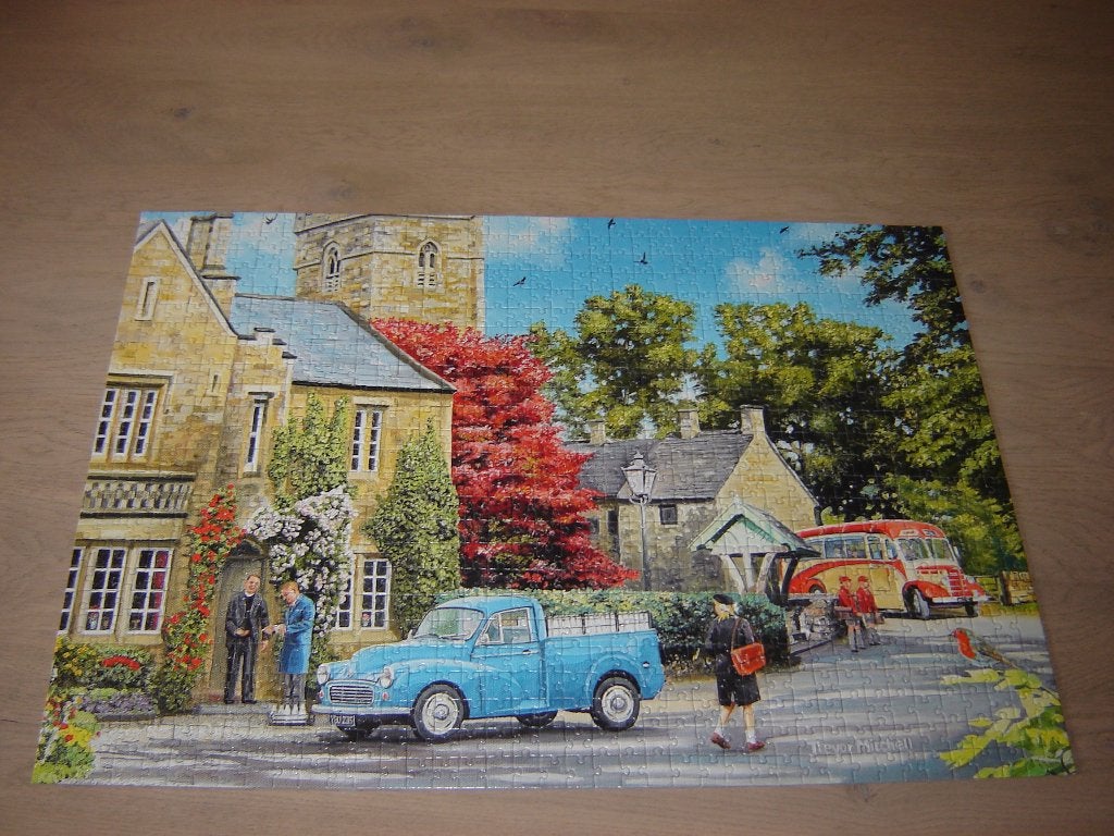 Puzzel Corner Piece CHURCH BELLS 1000 st., Ophalen of Verzenden, 500 t/m 1500 stukjes, Zo goed als nieuw, Legpuzzel