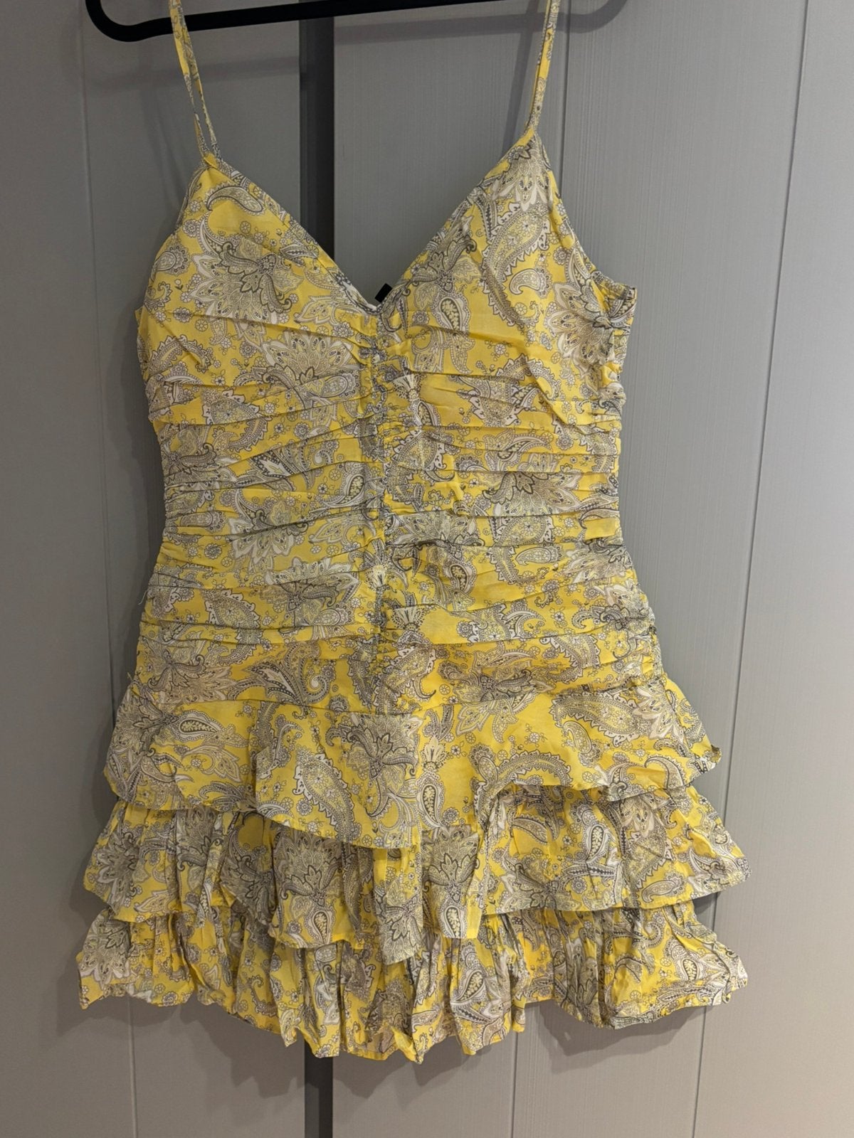 Jurk H&M, Kleding | Dames, Jurken, Geel, Nieuw, Ophalen of Verzenden, Maat 36 (S)