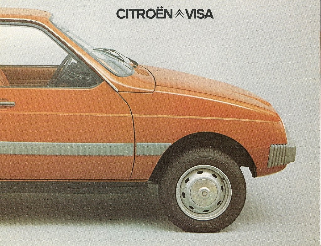 Vouwfolder Citroën Visa, 1984, Ophalen of Verzenden, Nieuw, Citroën