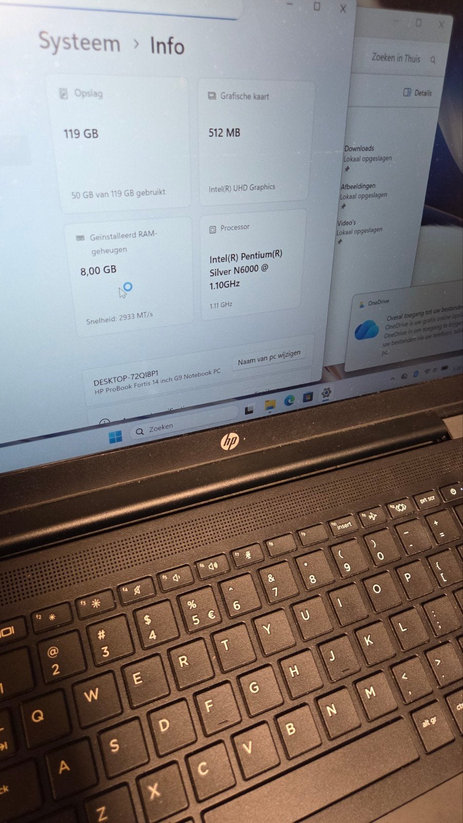 HP Probook Fortis 14inch G9, Ophalen of Verzenden, Gebruikt, 14 inch, 2 tot 3 Ghz