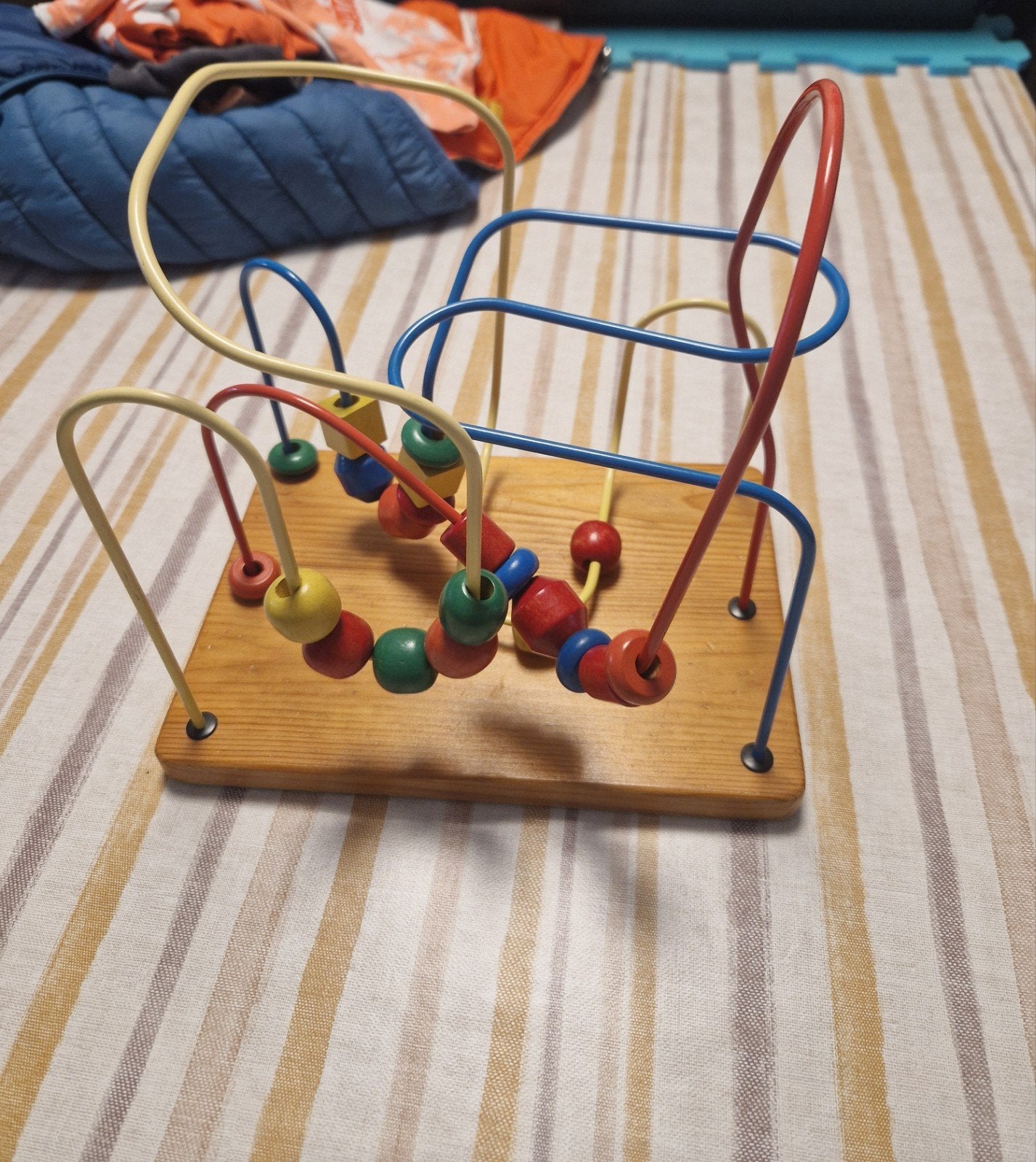Kralenspiraal, Kinderen en Baby's, Speelgoed | Houten speelgoed, Ophalen of Verzenden, Gebruikt