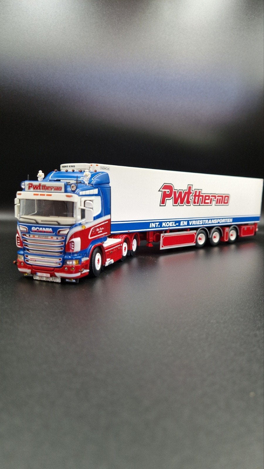 Tekno | PWT - Scania Streamline, Hobby en Vrije tijd, Modelauto's | 1:50, Ophalen of Verzenden, Zo goed als nieuw, Bus of Vrachtwagen