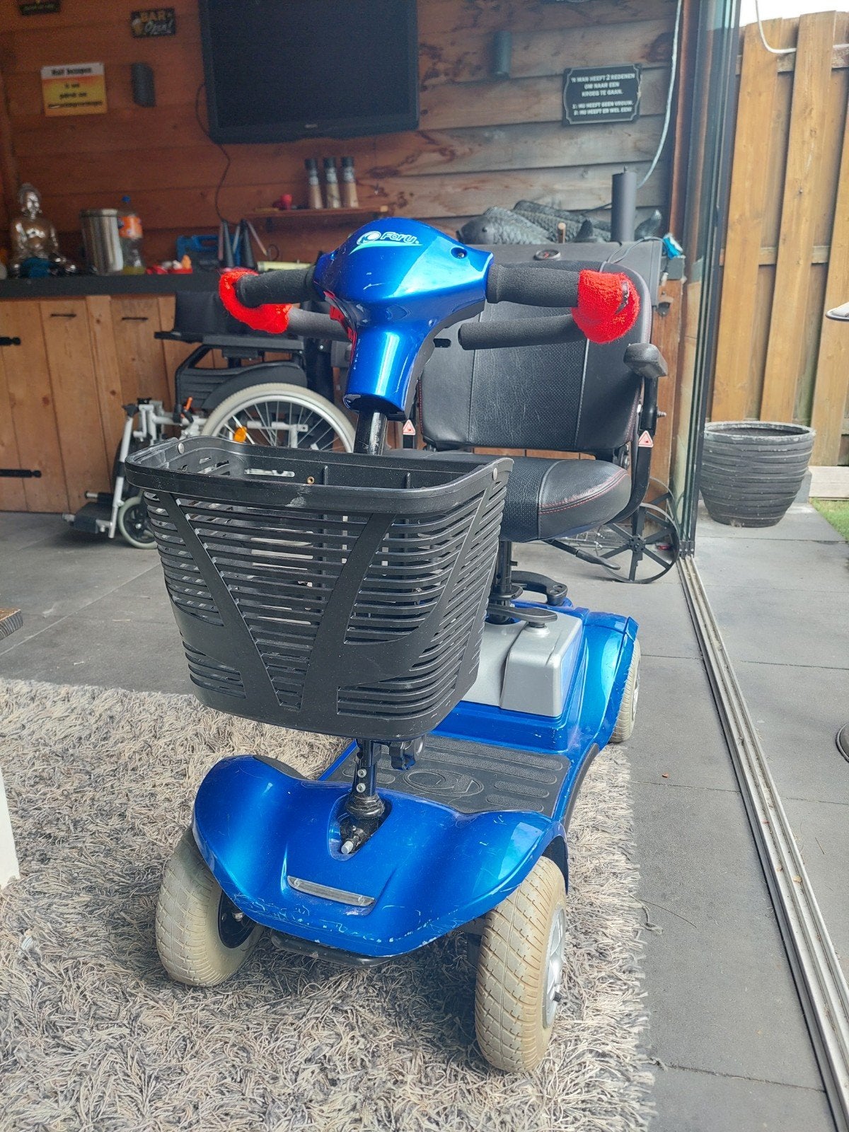 kymco scootmobiel, Ophalen