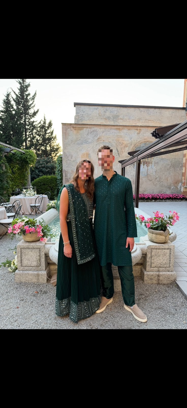 Indiase bruiloft outfit Vrouw en Man, Kleding | Dames, Gelegenheidskleding, Maat 38/40 (M), Overige typen, Nieuw, Ophalen of Verzenden