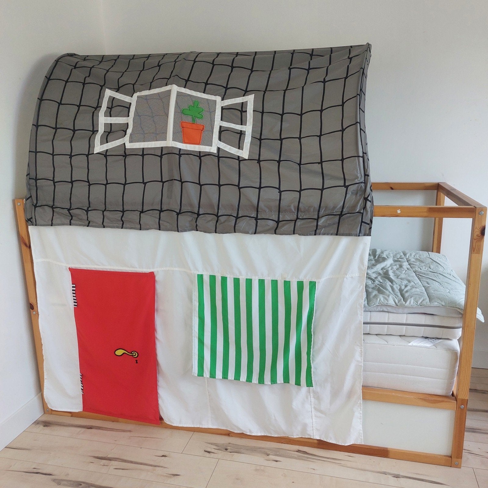 Ikea tent voor over Kura hoogslaper, Ophalen, Zo goed als nieuw, 160 tot 180 cm, 85 tot 100 cm