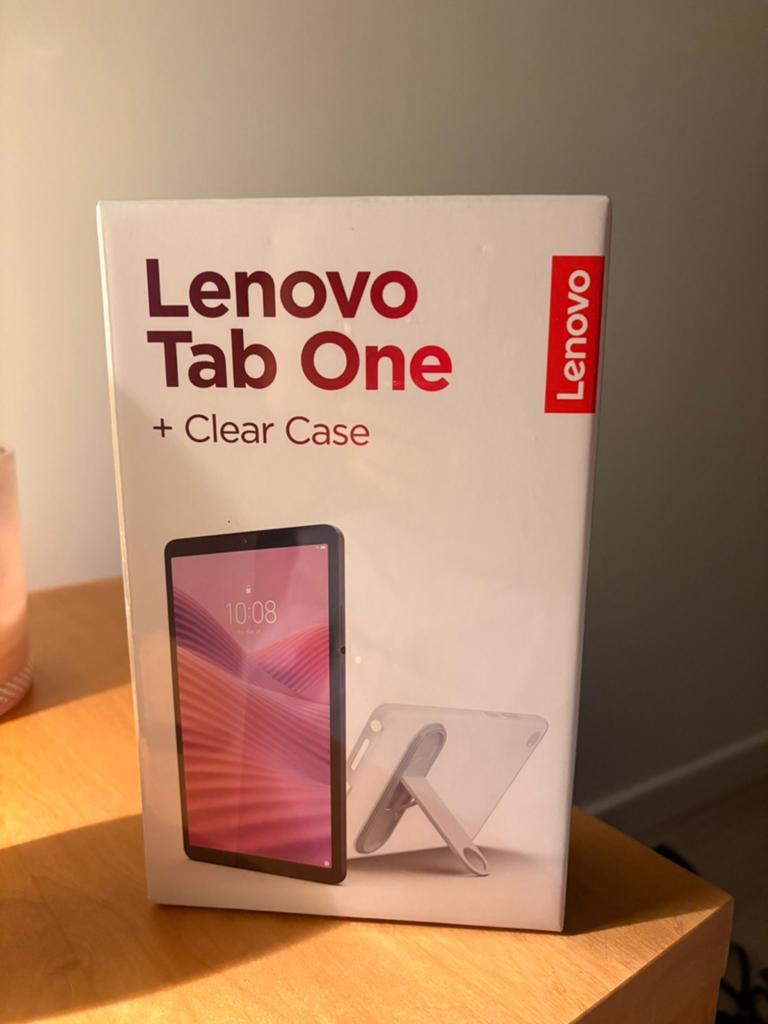 Nieuwe Lenovo Tab One 8.7" HD tablet + Clear Case, 8 inch, Nieuw, Ophalen of Verzenden, 64 GB
