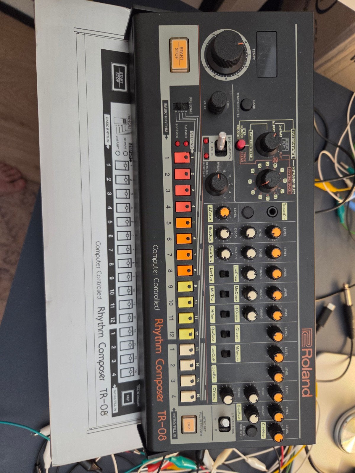 Roland TR-08 compleet met doos, Muziek en Instrumenten, Ophalen of Verzenden, Zo goed als nieuw, Roland